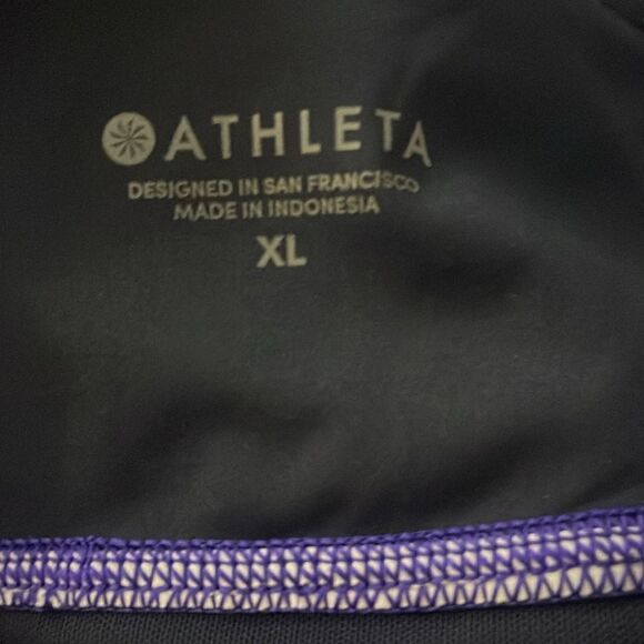 Athleta Running Free Colorblock 3.5" Shorts XL - Picture 7 of 7